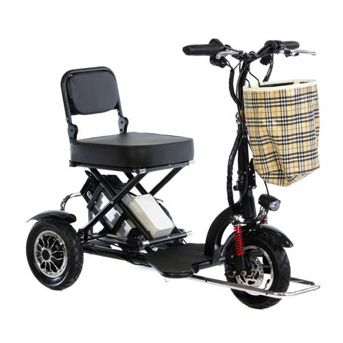 Трехколесный электроскутер (трицикл) складной OxyVolt HandyTrike 3 Li-ion 500W (48V 12Ah)